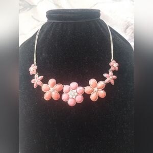 Floral Pink Necklace